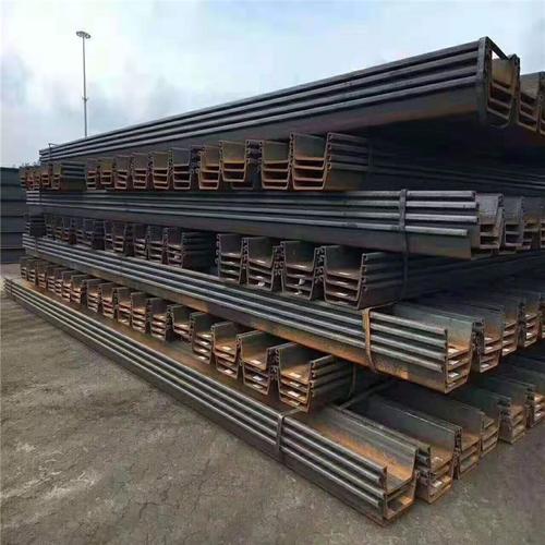 庆峰金属公司销售u型z型拉森热轧钢板桩围堰钢板桩欢迎订购